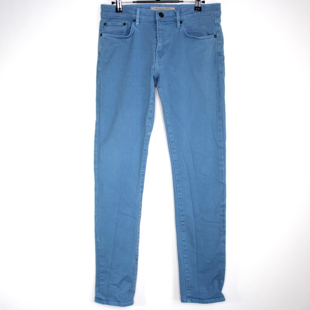 Burberry Brit Mens 31 x 32 Blue Slim Jeans B1102